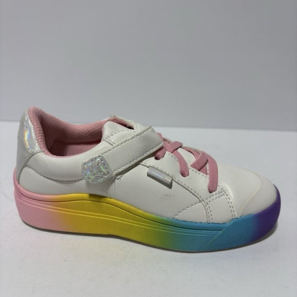 Dr. Scholl’s Toddlers’ Time Off Sneakers White/Multicolor, Girls’ Size 9 M